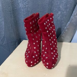 Red Bling Heels